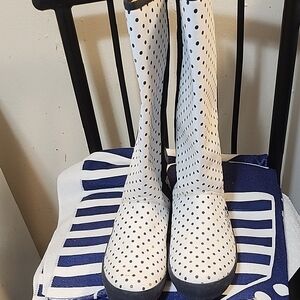 Polka Dot Knee-High Women's Boots NORTH Face